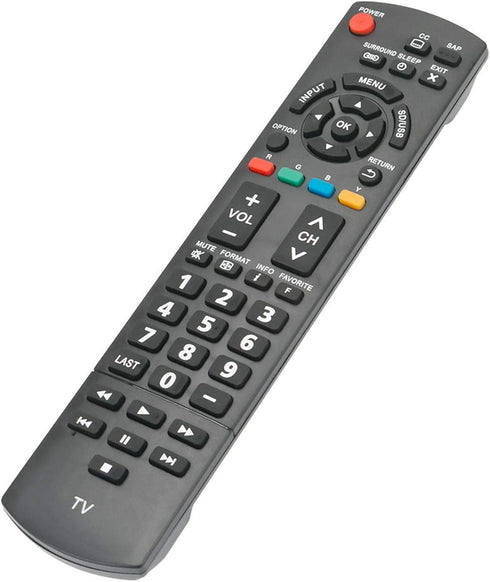 AIDITIYMI N2QAYB000706 New Replacement IR Remote Compatible with Panasonic LCD TV TC-L32X5 TC-P42X5 TC-50PU54 TC-P50U50 TC-P50X5 TC-P60U50 TC-60PU...