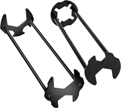 Basin Wrench, 7 Sizes Sink Wrench Set Universal Under Sink Plumbers Wrench, Multifunctional Sink Wrench Universal Under Sink Plumbers Wrench, Fauc...