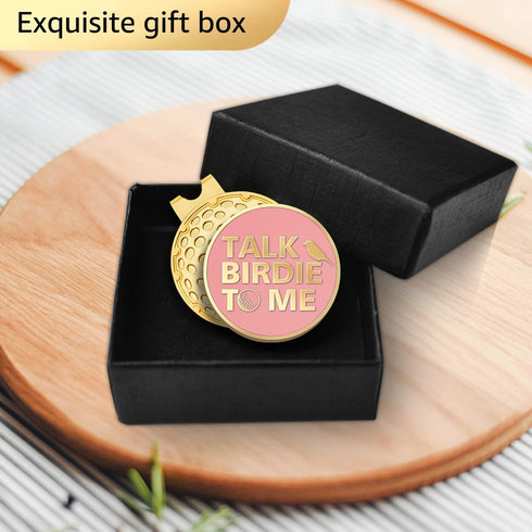 Talk Birdie to Me Golf Ball Marker with Magnetic Hat Clip, Funny Golf Gift for Men Woman...