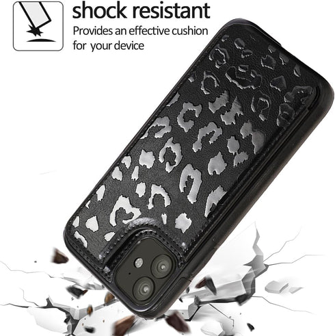 uCOLOR for iPhone 11 Wallet Case with Card Holder-PU Leather Folio Flip Cover Kickstand Card Slots Double Magnetic Clasp RFID Blocking Compatible ...