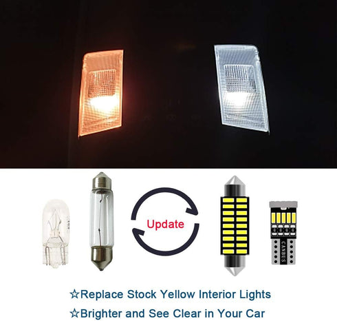 9pcs Ram Interior LED Lights Kit Ultra Bright White LED Replacement Bulbs for 2009 2010 2011 2012 2013 2014 2015 2016 2017 2018 2019 2020 2021 202...