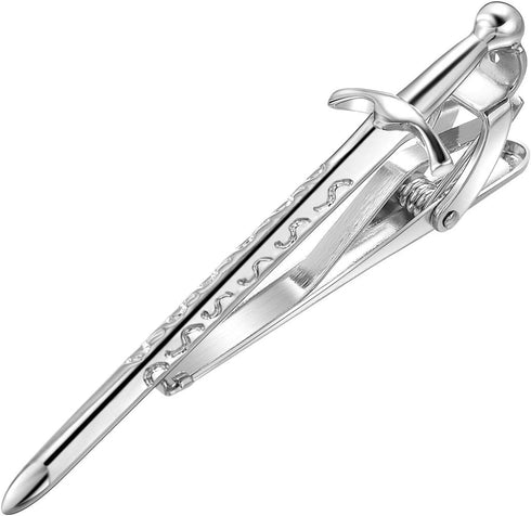 Yoursfs Personalised Novelty Tie Clips for Men Knife Sword Tie Bar Unique Cool Tie Pin for Men's Jewelry Gift...