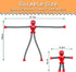 4 Pcs Telescopic Suction Cup Robot Toy, Coolest Pop Tubes Sensory Toys for Toddlers, Educational Fidget Toys Robot Party Favors for Anxiety Kids f...
