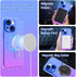 KANGHAR Designed for iPhone 15 Case Magnetic Clear Cute Gradient Slim Case for Women Men Full Camera Protector Camera Shockproof Compatible with M...