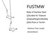 FUSTMW Happiness Serotonin Molecule Y Necklace Chemistry Jewelry Science Teacher Gifts for Science Lovers (25.5inches y necklace)...
