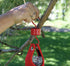 Large Ant Moat for Hummingbird Feeders, Metal Bird Feeder's Hook - Ant Guard for Bird Feeders, Plant Baskets, Bird Houses - Red Color (2 Ant Moats...