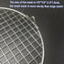 Round Steaming Rack with Legs Cooling and Baking Barbecue Rack Dia 8.9" 304 Stainless Steel Straight Wire for Air Fryer Instant Pot Pressure Cooke...