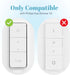 Ultra Slim Hue Remote Holder for Philips Hue Dimmer Switch V2 | Invisible Design Aluminum Remote Holder for Hue Dimmer Switch| Wall Plate Replacem...
