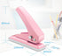 Single Hole Puncher Handheld 1/4 Inches Hole Punch, 20 Sheet Paper Punch Capacity Metal Hole Puncher with Skid-Resistant Base for Paper, Chipboard...