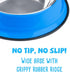 Blue No-Tip No-Slip Stainless Steel Bowl (40oz. Kahuna)...
