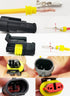 352Pcs Waterproof Car Electrical Connector Terminals Automotive Electrical Wire Connector Plug Kit 1/2/3/4 Pin Connectors Male and Female...