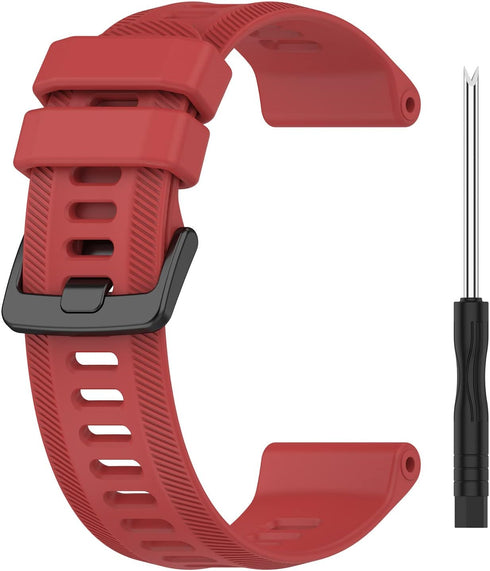 Band for Garmin Forerunner 955, Soft Silicone Replacement Band for Garmin Forerunner 955 / Forerunner 955 Solar (No Tracker, Replacement Bands Onl...