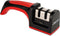 Arcos Sharpeners Manual Knife Sharpener tool. Made of ABS + TPE. Carbide and Ceramic Rollers. Keep Your Knives Razor Sharp. Black and Red Color...