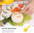 4 Pack Rice Ball Scoop Rice Ball Maker Plastic Rice Paddle Non-stick Rice Ball Spoon Sushi Making Tools Rice Paddle Scoop Mold For Rice Ball Makin...
