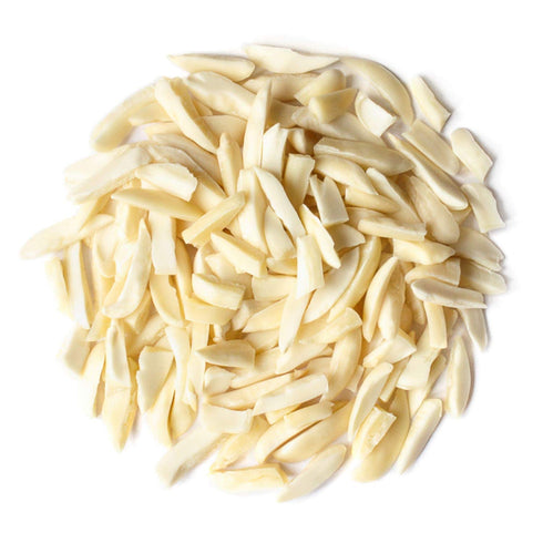 Food to Live - Blanched Slivered Almonds, 8 Ounces Chopped Raw Blanched Almonds, Unsalted, Vegan, Keto, Kosher, Bulk. High in Protein, Vitamin E, ...