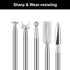 10Pcs Wood Engraving Drill Bit, 2.35mm Shank Milling Cutter Electric Carving Set Tools Polishing Carving Hand Tools...
