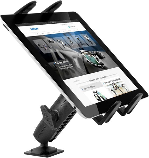ARKON Mounts - Heavy Duty Drill Base Tablet Mount Secure Grip Versatile Compatibility Professional-Grade Durability Easy Installation Sturdy Table...
