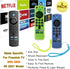 Firestick Remote Cover Case Compatible with 3rd Gen 2 Pack Fire TV Stick 2021 4K Alexa Voice Remote Control Glow in The Dark Non Slip Silicone Pro...