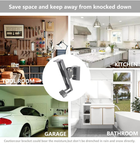 Wall Mount Bracket for SONOS ONE/SONOS ONE SL/SONOS Play 1 Speaker (Swivel and Tilt,Compatible with Both SONOS ONE/ONE SL/SONOS Play 1, Black Sing...