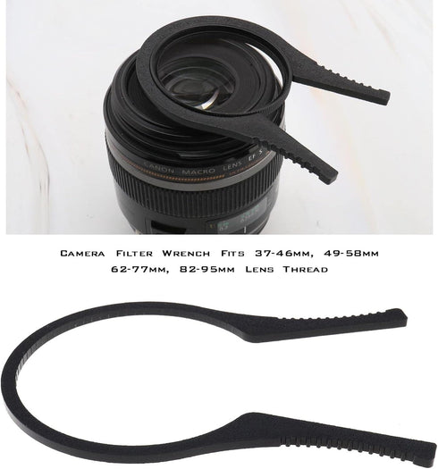 SING F LTD 8pcs Camera Lens Filter Remover Wrench Camera Filter Wrench Fit 37-46mm 49-58mm 62-77mm 82-95mm Lens Thread Compatible with Canon Nikon...
