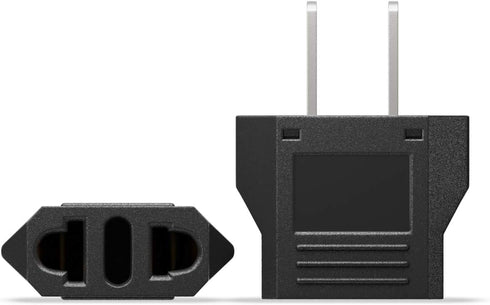 Europe to American Outlet Plug Adapter, Unidapt European EU to US Travel Power Adapter Plug, EU/Italy to USA/Kanada Outlets Converter Wall Plug AC...