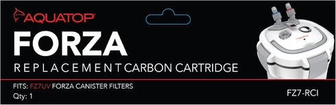 Aquatop Replacement Carbon Cartridges – Fits Forza FZ7 Canister Filters, Aquarium Filter Refills, Keeps Water Crystal Clear, Fish Filter Cartridge...