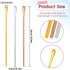 Coffee Stir Sticks, 3 Pcs Coffee Spoons Stainless Steel Mixing Spoon with Long Handle 10 Inches Metal Cocktail Stirring Spoons Tea Spoon Espresso ...