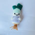 Positive Crochet Scallion Doll Funny Knitted Toys with Positive Card, Emotional Support Scallion Cute Creative Gifts for Friends Party Decoration ...