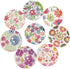Chenkou Craft 40pcs 1" (25mm) Round Flower Wood Buttons 4 Holes Craft Sewing Button (25mm)...