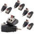 10-Pack Speaker Wire Cable to Audio Male RCA Connector Adapter Plug Jack...