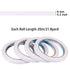 4 Rolls Double-Sided Tape Adhesive Sticky Tapes for Scrapbooking, Photos, Invitation Cards, Paper, DIY Crafts and Office School Stationery Supplie...