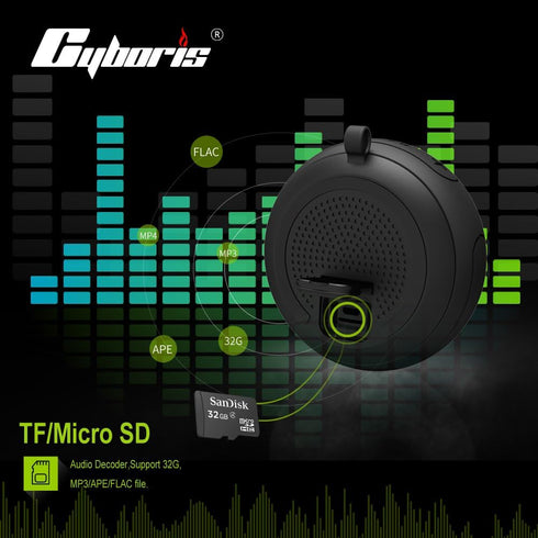 Portable Bluetooth Speakers, IPX7 Floating Waterproof Wireless Small Shower Speaker, Hands Free Calling, Bluetooth 5.3, True Wireless Stereo for O...