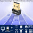 USB Bluetooth 5.3 Adapter for PC, Warmstor 5.3 Bluetooth Dongle Receiver EDR & BLE, Plug and Play for Desktop Laptop Keyboard Mouse Headsets Speak...