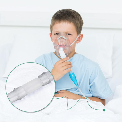 Oxygen Tubing Connector, 360° Rotation Cannula Connector Oxygen Connector Avoid Tangles, Tubing Swivel Connector O2 Connector (White-10pack)...