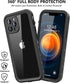 for iPhone 12 Pro Max Waterproof Case with Built-in Screen Protector, Shockproof Dustproof Full Body Protective IP68 Waterproof Phone Case for iPh...