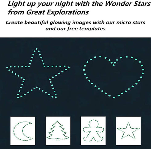 Aooyaoo Glow in The Dark Stars Wall Stickers, 3D Glowing Stars for Ceiling and Wall Decals, Perfect for Kids Bedding Room or Party Birthday Gift (...