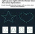 Aooyaoo Glow in The Dark Stars Wall Stickers, 3D Glowing Stars for Ceiling and Wall Decals, Perfect for Kids Bedding Room or Party Birthday Gift (...