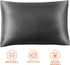 EHEYCIGA Satin Pillowcase Queen Set of 2, Soft Pillowcases for Hair and Skin Similar to Silk, Charcoal Grey Pillow Cases 2 Pack with Envelope Clos...