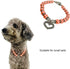 Pearl Cat Necklace and Rhinestones Dog Pendant Collar Set Adjustable Pet Necklace for Small Pet Cat Dogs Puppy Wedding Birthday Party (M)...