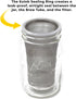 Brew Tube Cold Brew Coffee Filter – Stainless Steel Reusable Mesh for Wide Mouth Mason Jars (1–2 Quart), Airtight DIY Iced Coffee & Tea Maker...