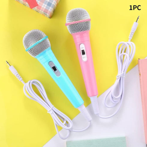 Microphone for Kids, Kids Microphone for Singing Portable Dynamic Microphone with 3.5mm Jack Connector Handheld Karaoke Wired Microphone for Girls...
