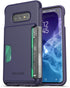 ENCASED Galaxy S10e Wallet Case - Protective Cover with Card Holder (Purple)...