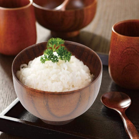 Solid Wood Bowl Acacia Wave Serving Bowl Handmade Storage Natural Root Wood Crafts Bowl Food Container Tableware for Fruits Salads Noodles Rice Di...