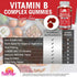 Sugar Free Vitamin B Complex Gummies - Vitamin B12, B7, B6, B3 (Niacin), B5, B8, B9 (Folate)- Third Party Tested- Prenatal, Vegan Diet, Older Adul...