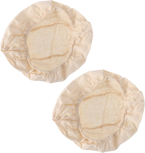 MAGICLULU 2pcs Butter Organic Linen Suits Cheese Organic Liner Sourdough Basket Cover Food Grade Cheesecloth Baking Supplies Kitchen Utensil Bread...