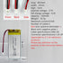 DC 3.7V 550mAh 502248 Rechargeable Lithium Polymer Battery, Suitable for DIY 3.7-5V Electronic Products with Built-in 2-Wire Battery Replacement a...