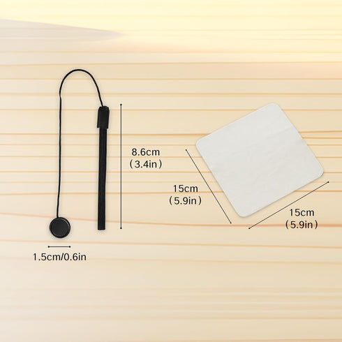 Lens Cap Tether Blackand Microfiber Cleaning Cloth Lens Cap Center Pinch with Lens Cap Leash Holder Prevent Lens Cap Loss SLR Camera Compatible wi...