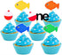 JeVenis The Big One Cake Topper Fishing Cupcake Topper Ofishally One Cupcake Topper Fishing Decoration Supplies...