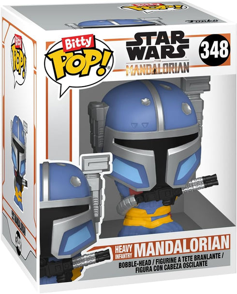 Funko Bitty Pop! The Mandalorian Mini Collectible Toys 4-Pack - Heavy Infantry Mandalorian, The Armorer, Bo-Katan Kryze, & Mystery Chase Figure (S...