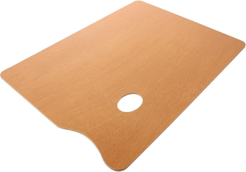 STOBOK Art Painting Oil Drawing Supplies Oil Painting Square Palette Acrylic Paint Palette Square Serving Tray Rectangular Wooden Artist Portable ...